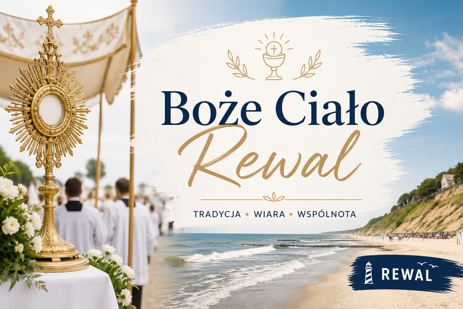 Boże Ciało w Rewalu – czy to dobry moment na wyjazd nad morze?